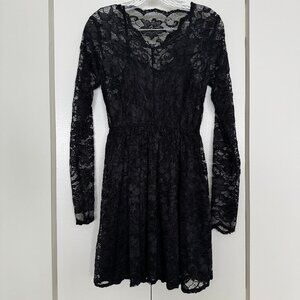 ModCloth Black Lace Dress